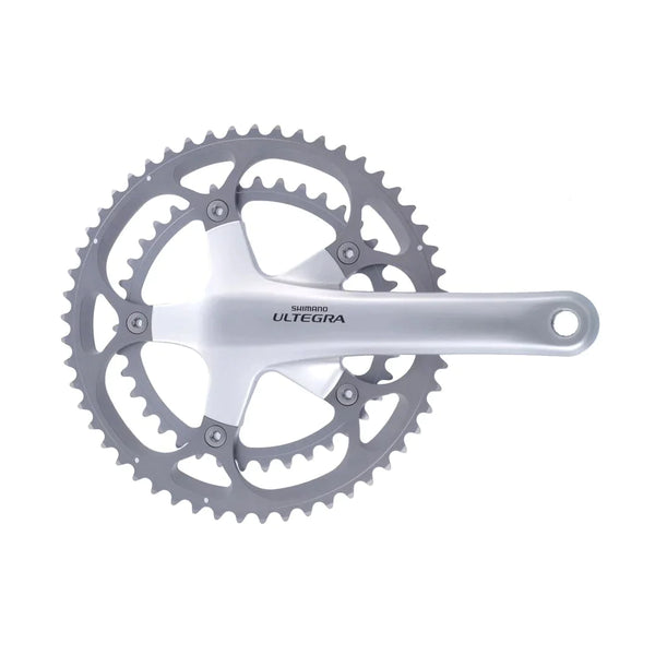 NEW Shimano Ultegra 6600 10 Speed DOUBLE Crankset FC-6600 53-39 170mm Silver