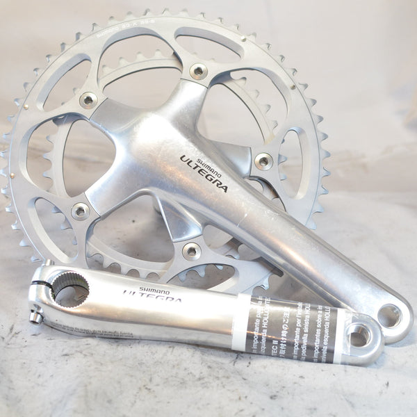 NEW* Shimano Ultegra 6600 10 Speed DOUBLE Crankset FC-6600 53-39 175mm Silver