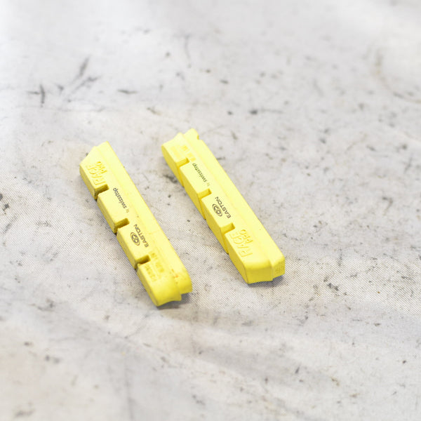 NEW Takeoff SwissStop Race Pro Yellow Pads for Campagnolo Brakes w/Carbon Rims