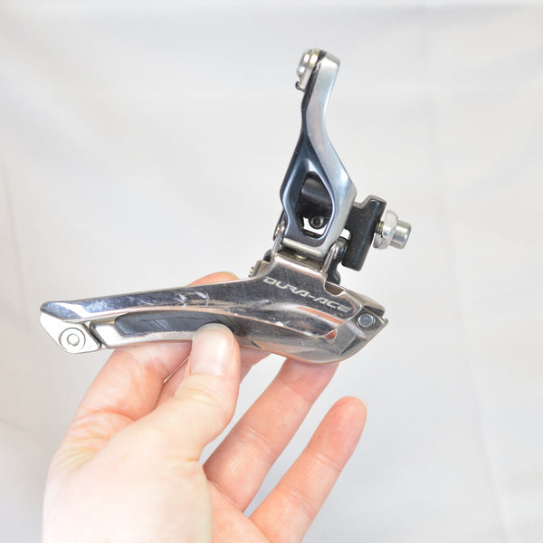 Shimano Dura Ace 9000 FD-9000 Front Derailleur Double Braze-On, 9/10 EXC+