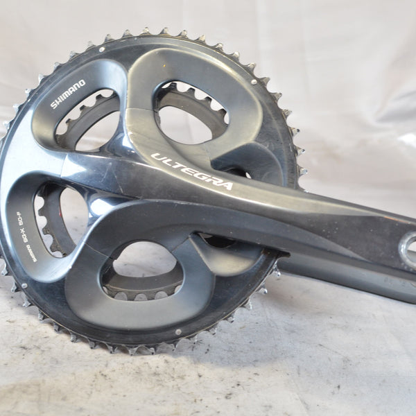 Shimano Ultegra 6700 10 Speed COMPACT Crankset FC-6750 50-34 172.5mm Dark Gray