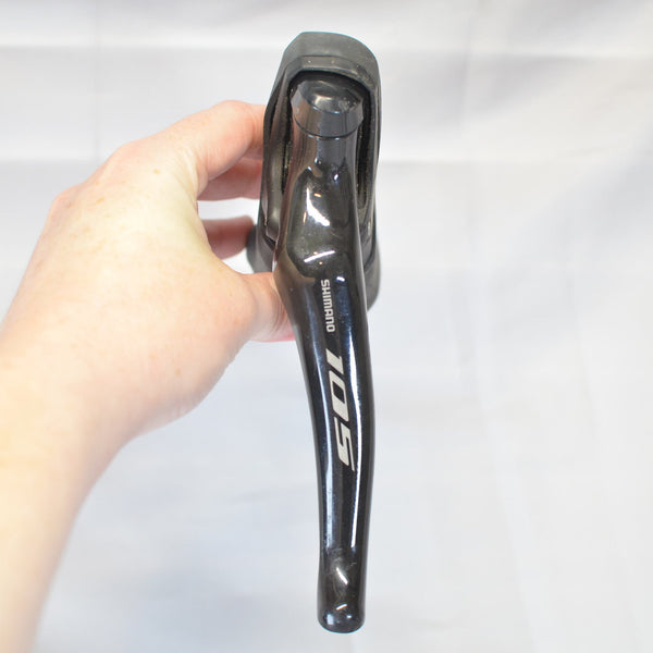 Shimano 105 R7000 ST-R7000 LEFT/FRONT 2 Speed Double Shifter Black, 8/10 VG