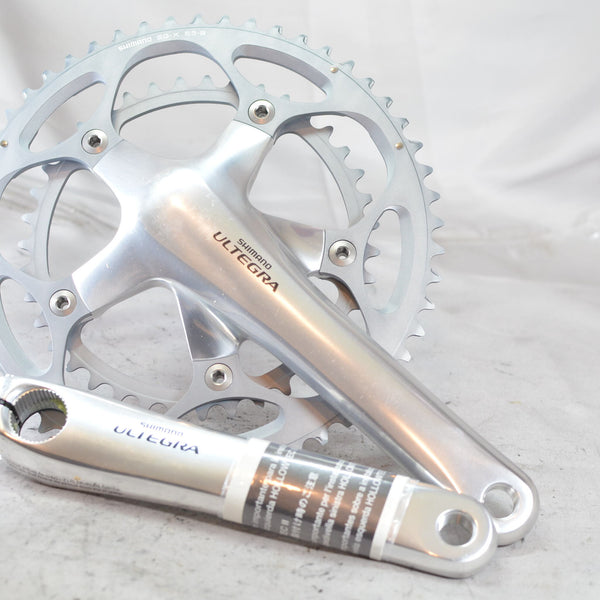 New* Shimano Ultegra 6600 10 Speed DOUBLE Crankset FC-6600 53-39 175mm Silver