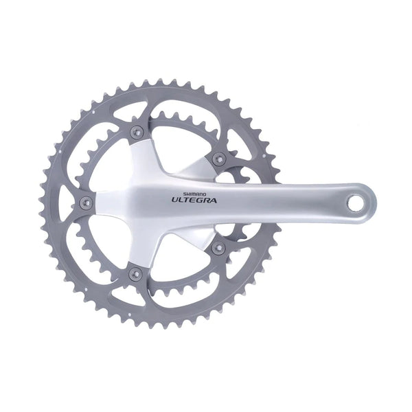 NEW Shimano Ultegra 6600 10 Speed DOUBLE Crankset FC-6600 53-39 172.5mm Silver